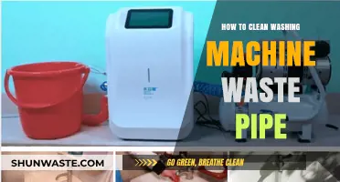 Effective Steps to Clean Your Washing Machine Waste Pipe Easily