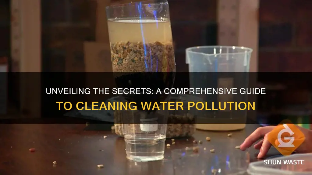 how to clean water pollution experiment