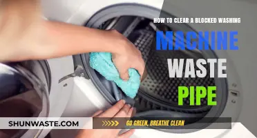 Unclog Your Washing Machine Waste Pipe: Quick and Easy DIY Fixes