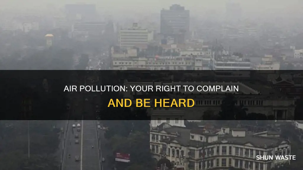 how to complain about air pollution