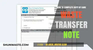 Mastering Duty of Care: A Guide to Completing Waste Transfer Notes