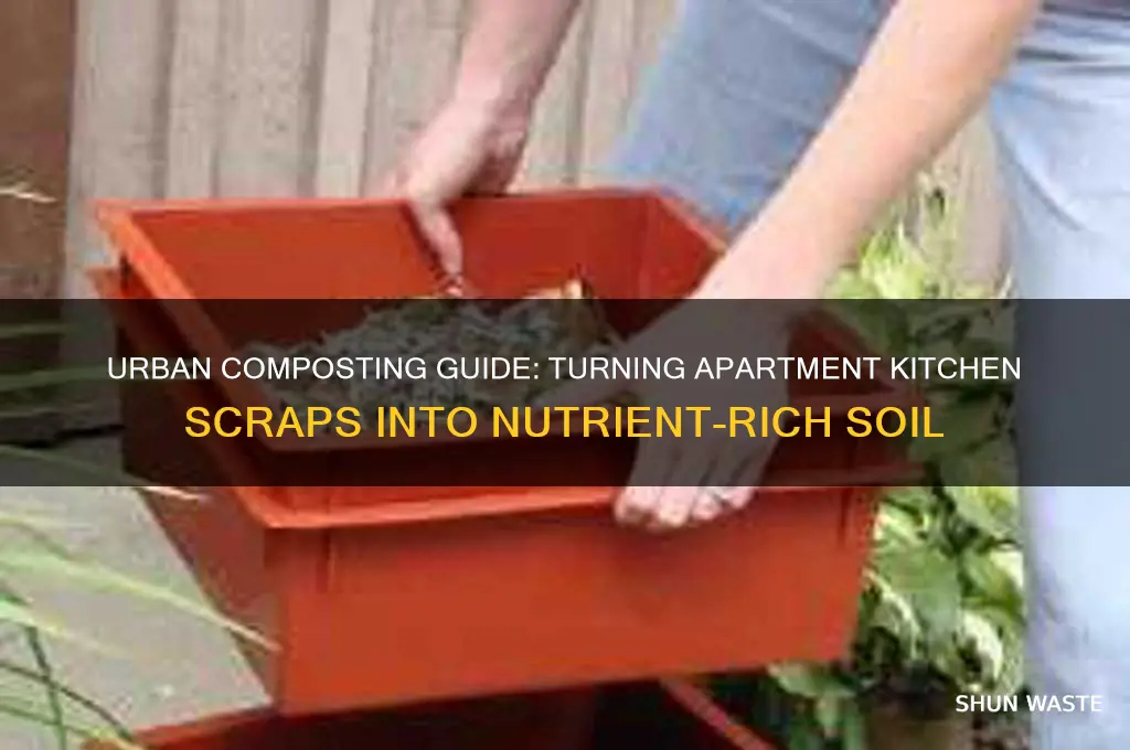 how to compost kitchen waste in apartments