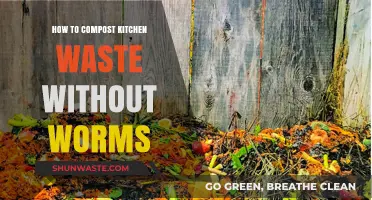 Composting Kitchen Waste: A Worm-Free Guide to Eco-Friendly Recycling