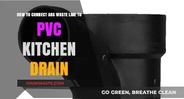 Connecting ABS Waste Line to PVC Kitchen Drain: A Step-by-Step Guide