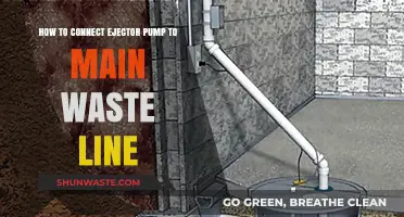 Ejector Pump Installation: Connecting to Main Waste Line Step-by-Step