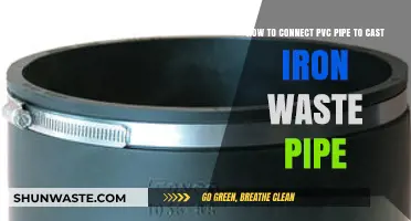 Connecting PVC to Cast Iron Waste Pipes: A Step-by-Step Guide
