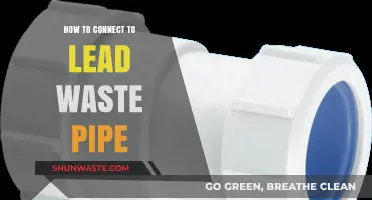 Connecting to Lead Waste Pipes: A Step-by-Step DIY Guide