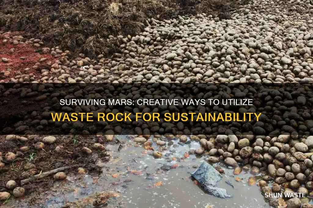 how to consume waste rock surviving mars