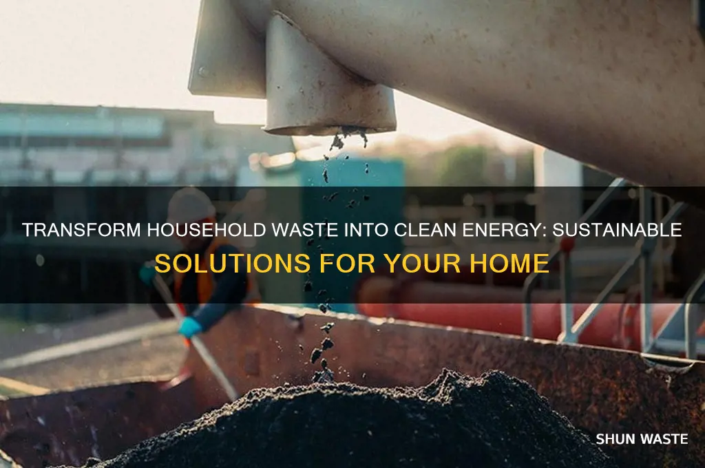 how to convert household waste into energy