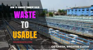 Transforming Tannery Waste: Innovative Methods to Create Usable Resources