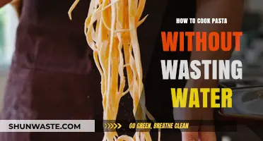 Eco-Friendly Pasta Cooking: Save Water with These Simple Tips
