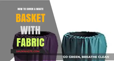 DIY Fabric Waste Basket Cover: Easy Upcycling Tutorial for Home Decor