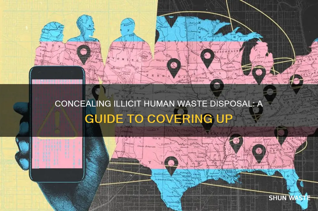 how to cover up illegally dumping human waste