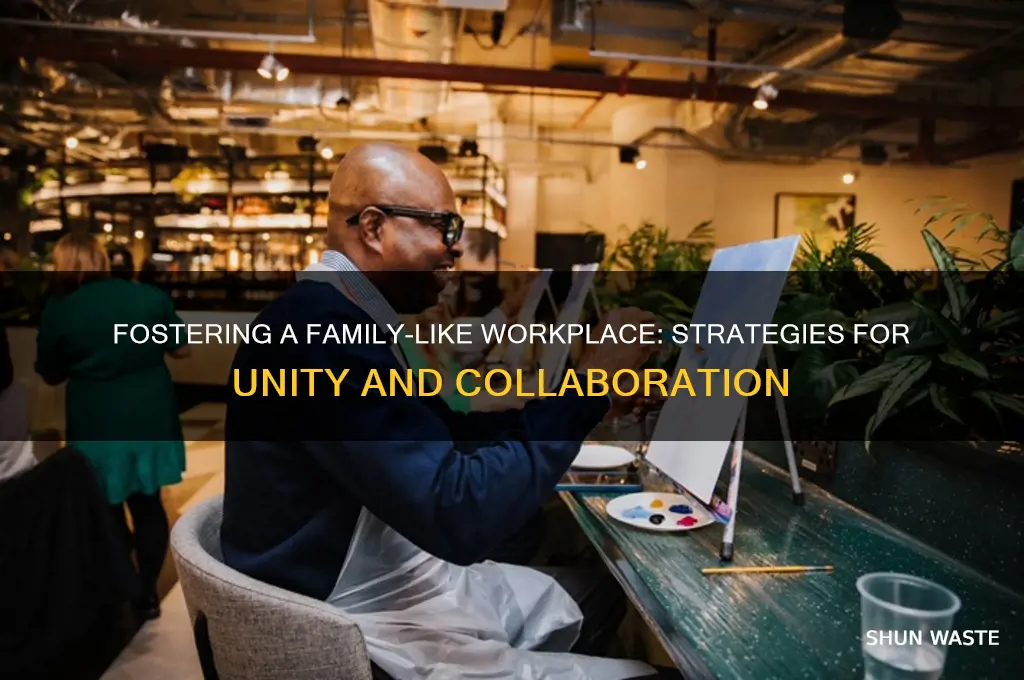 how to create a family environment at work