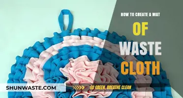 Eco-Friendly Crafting: Transforming Waste Cloth into a Durable Mat