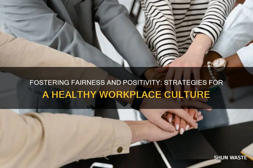 how to create a positive and fair work environment