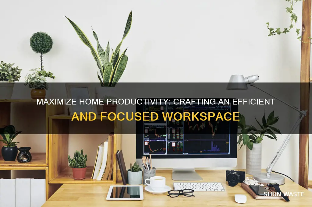how to create a productive work environment at home