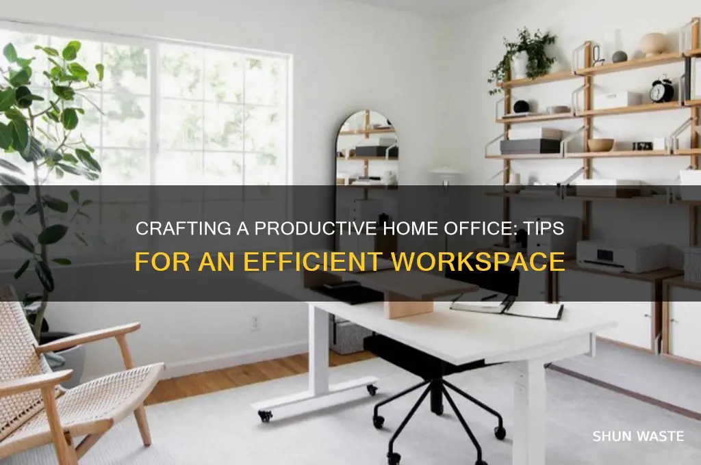 how to create a working environment at home