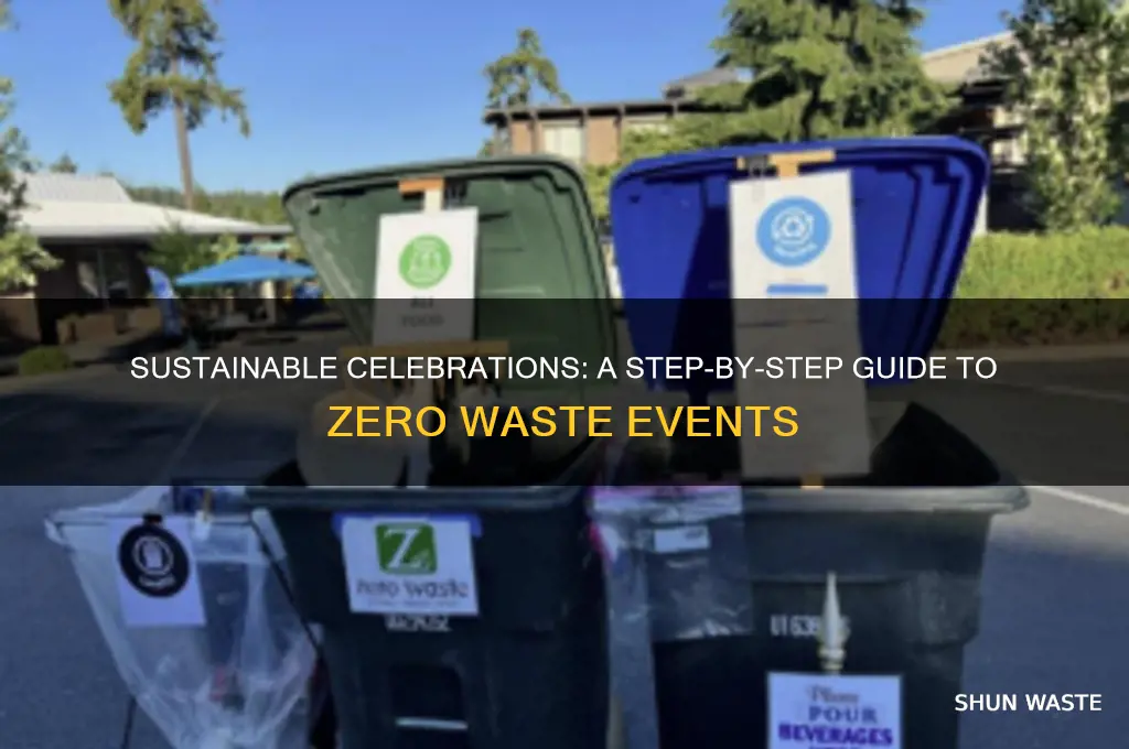 how to create a zero waste event