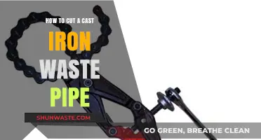 Cutting Cast Iron Waste Pipes: A Step-by-Step DIY Guide