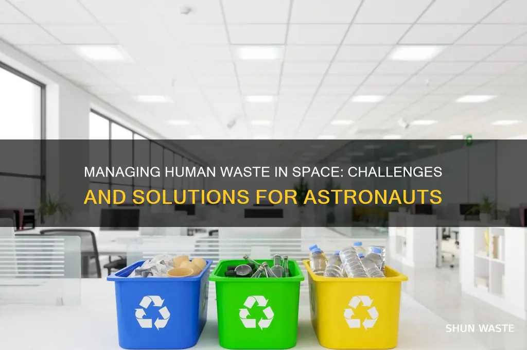 how to deal with human waste in space station