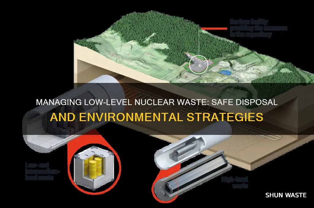 how to deal with low level nuclear waste