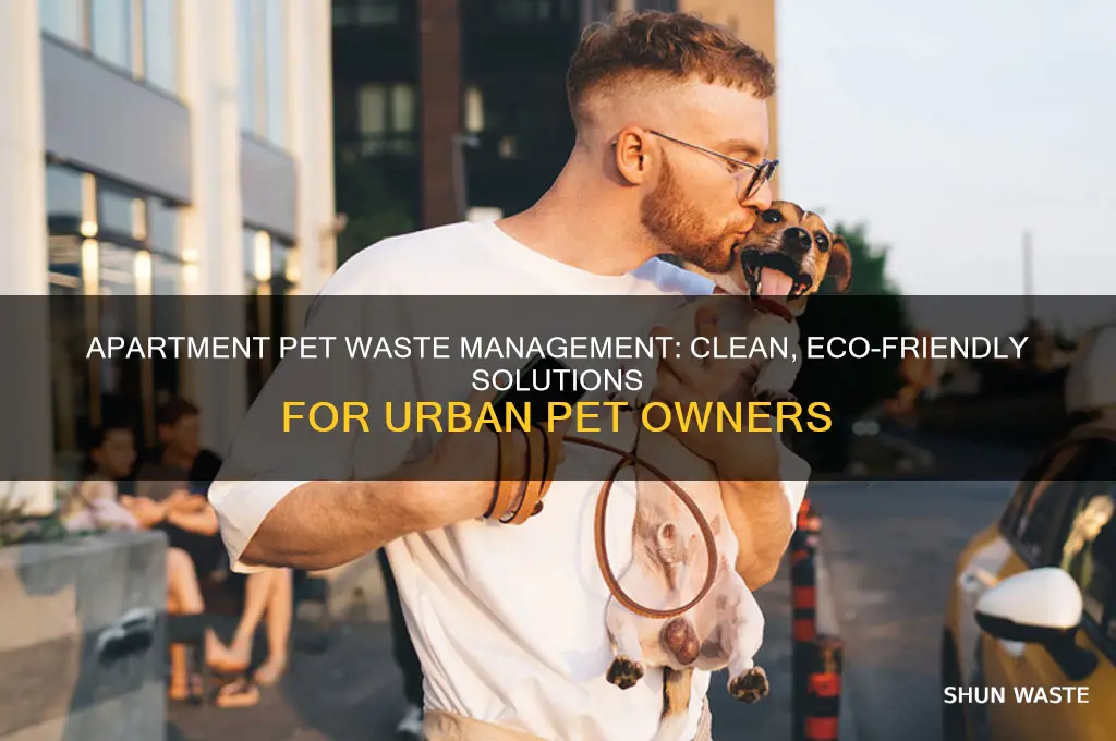 how to deal with pet waste in an apartment