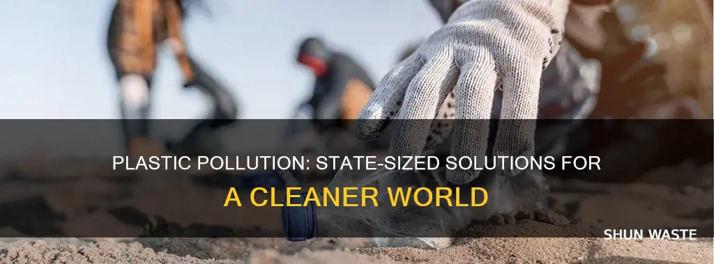 how to deal with the state sized plastic pollution