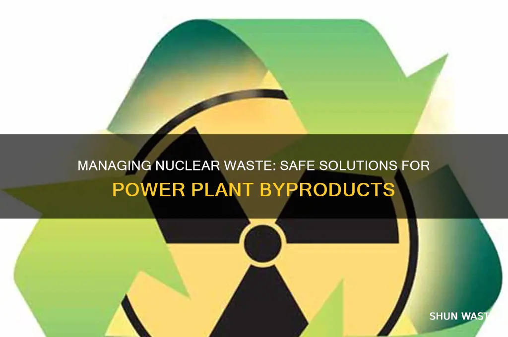 how to deal with waste from nuclear power plants