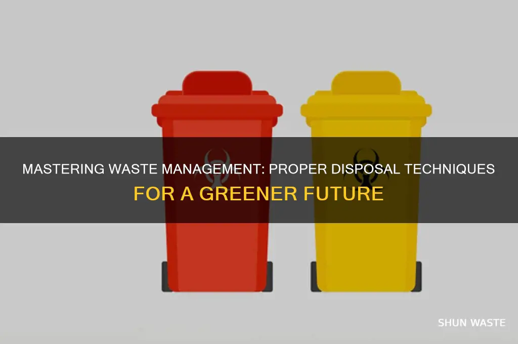 how to deal with waste properly and correctly