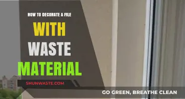 Creative File Decorating: Transforming Waste into Artful Organization