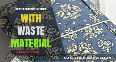 Creative Folder Makeover: Upcycling Waste for Unique Decor Ideas