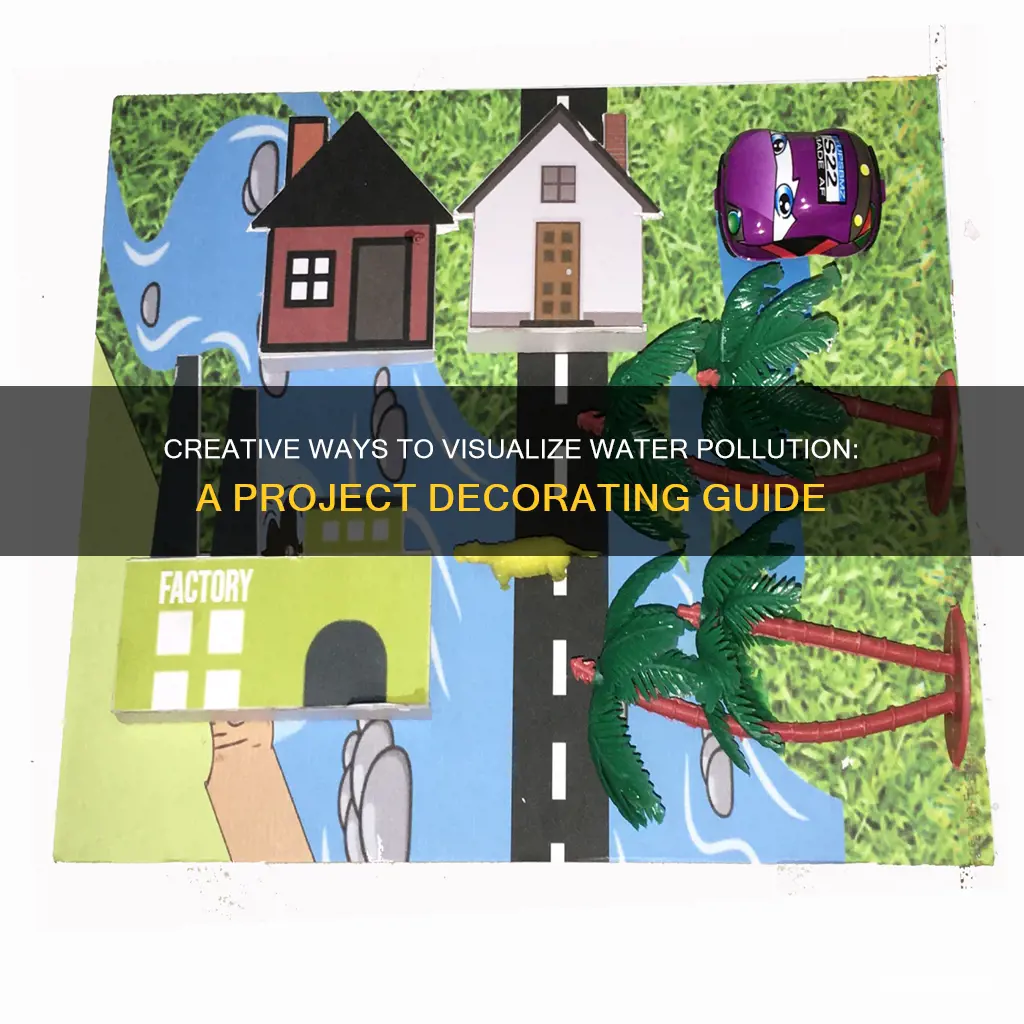 how to decorate a project on water pollution