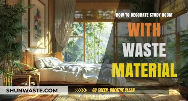 Eco-Friendly Study Room Makeover: Creative Decor Ideas Using Waste Materials