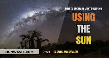 Harnessing the Sun to Reduce Light Pollution