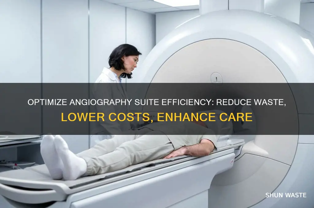 how to decrease waste and cost in the angiography suite