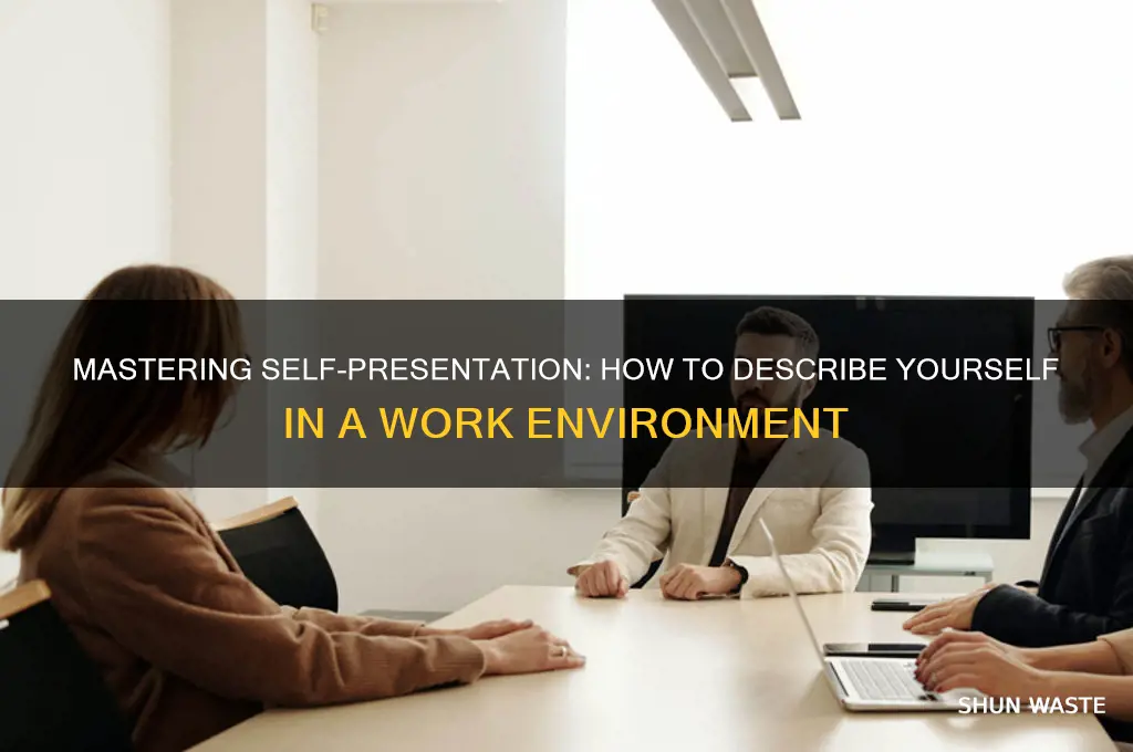 how to describe yourself in work environment