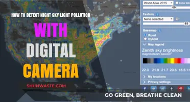 Detecting Light Pollution: Digital Camera Night Sky Photography