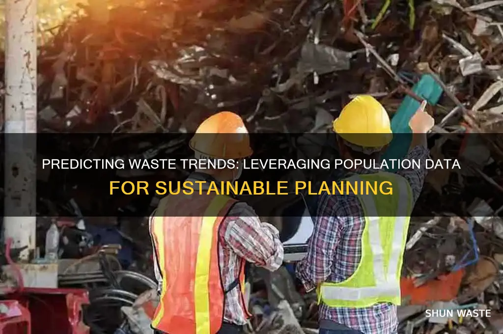 how to determine future waste with population data