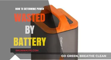 Maximizing Efficiency: Calculating and Reducing Battery Power Waste