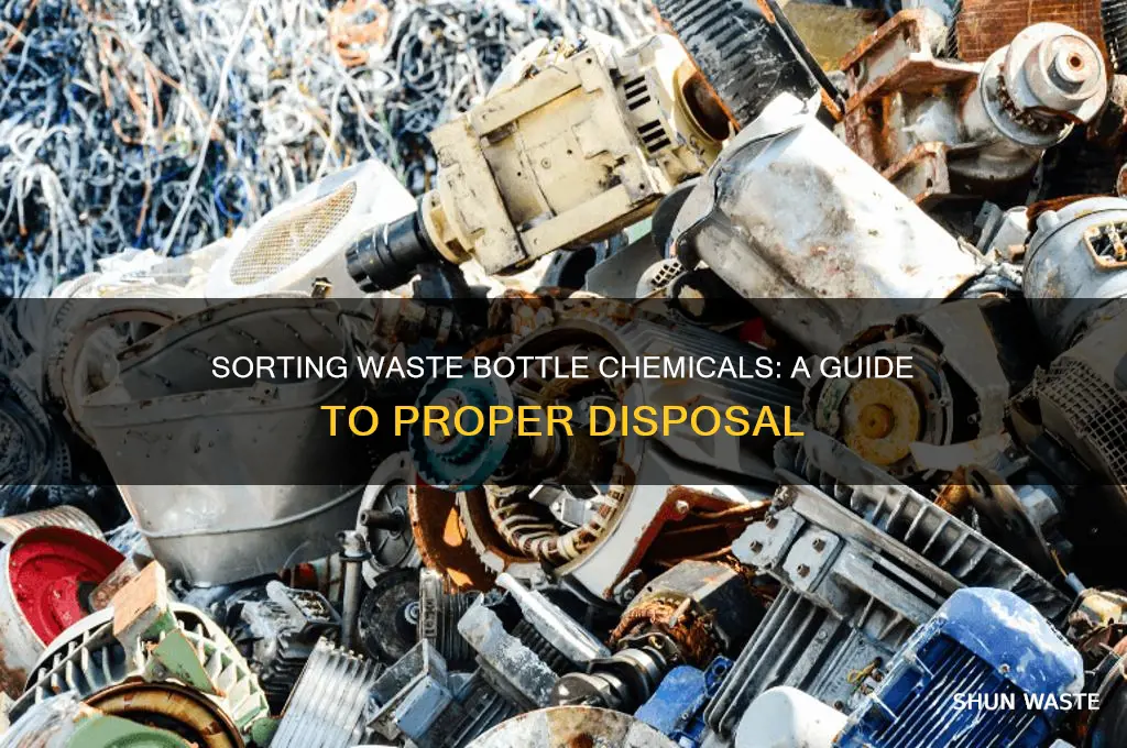how to determine what waste bottle chemicals go in
