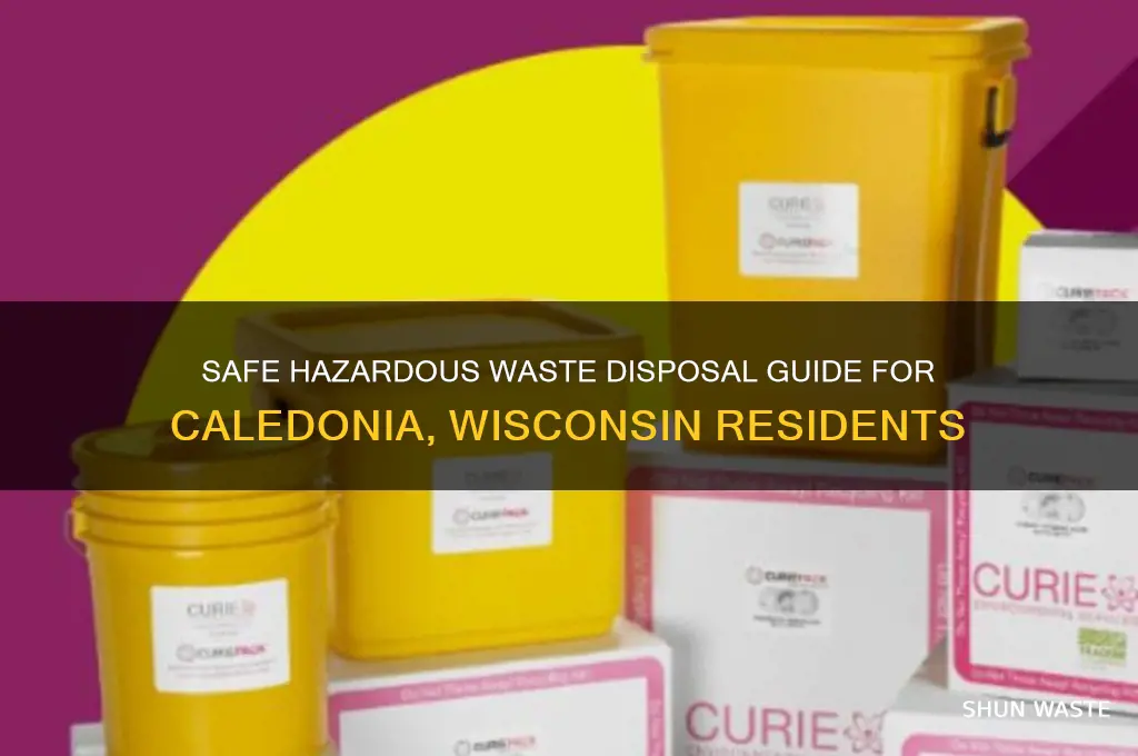how to dipose of hazerdous waste in caledonia wi