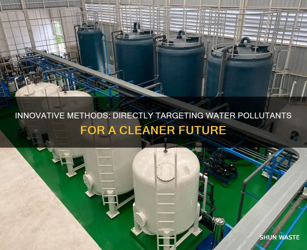 how to directly treat pollutants in water