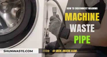 Easy Steps to Safely Disconnect Your Washing Machine Waste Pipe