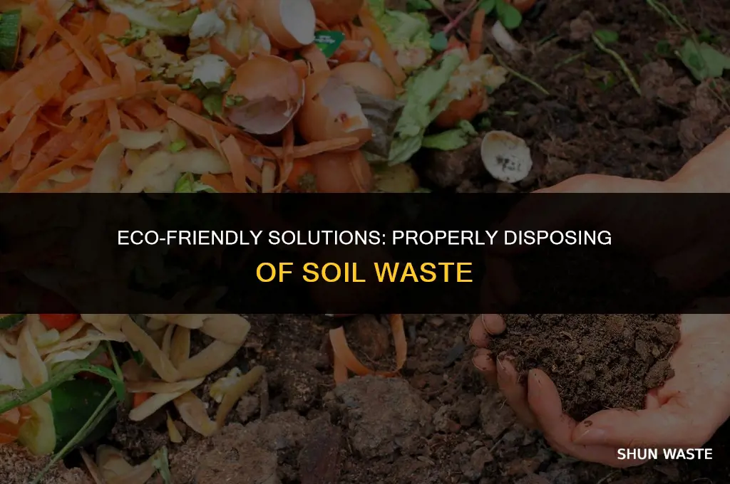 how to dispose soil waste