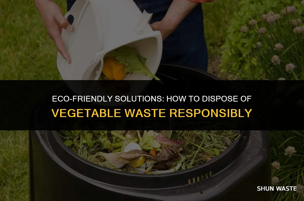 how to dispose vegetable waste