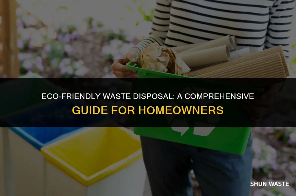 how to dispose waste at home