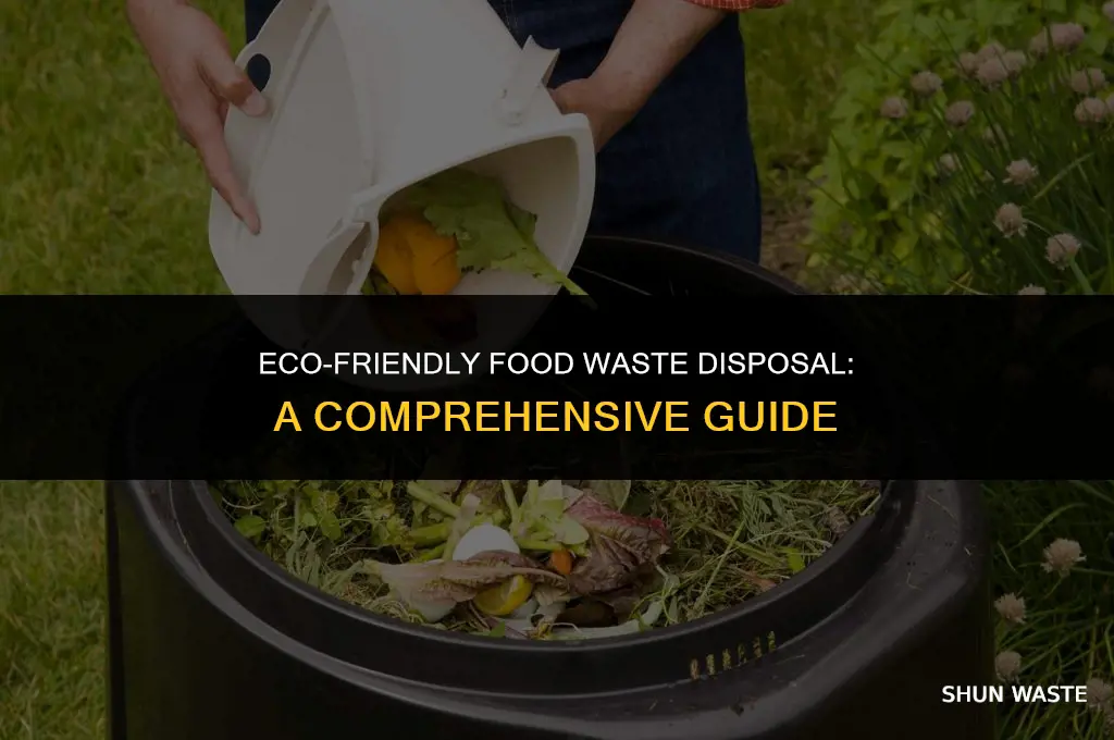 how to dispose waste food