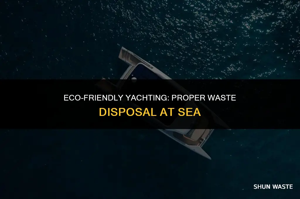 how to dispose waste from yacht