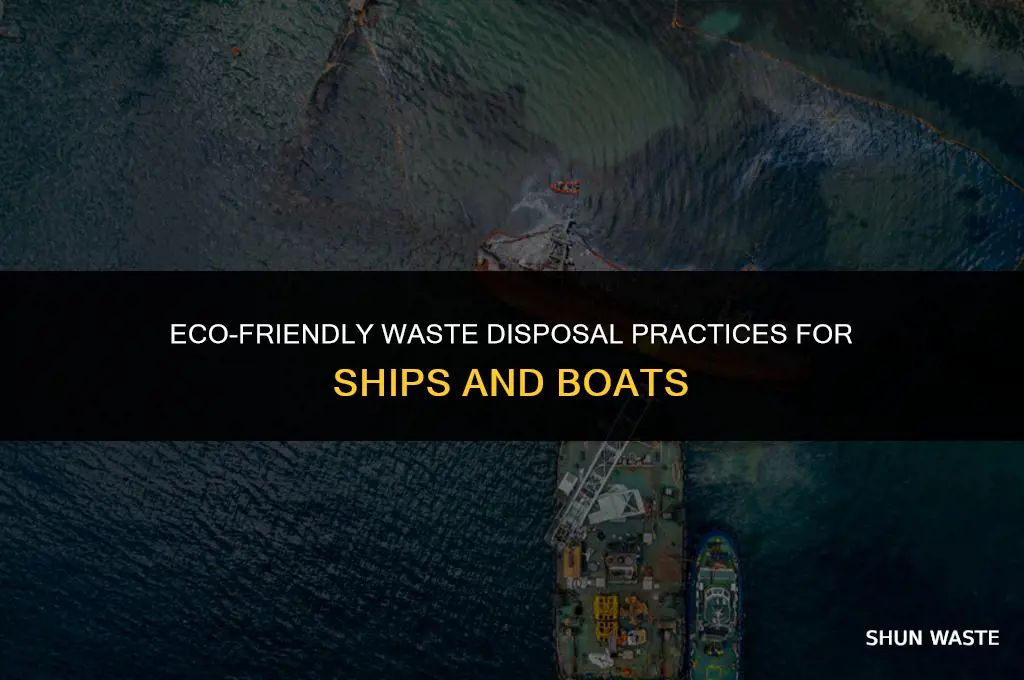 how to dispose waste in ships